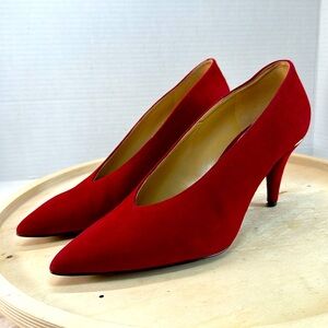 Micheal Kors Lizzy Suede Pointy Toe  Pumps Size 6.5